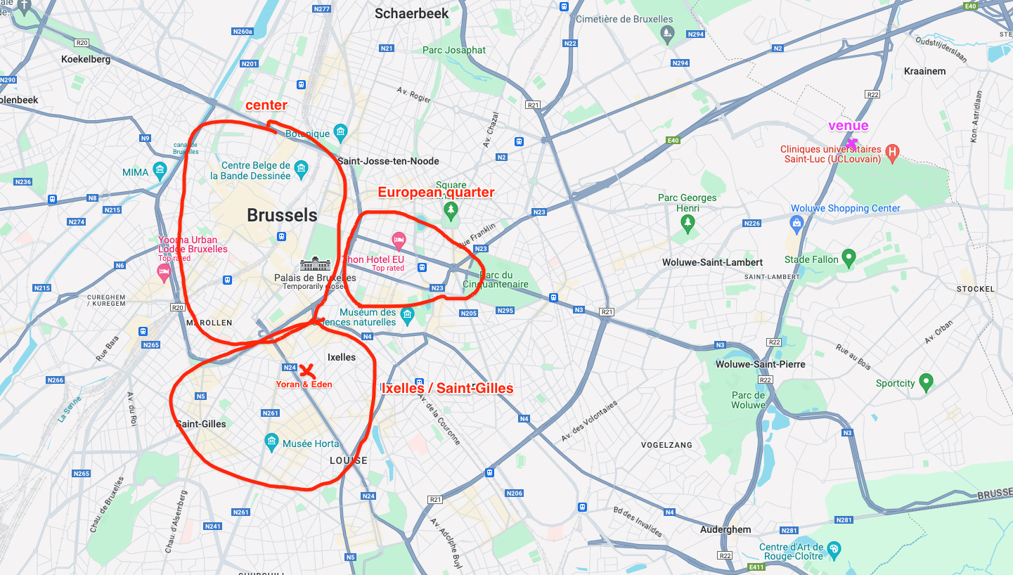 Neighbourhoods of Brussels